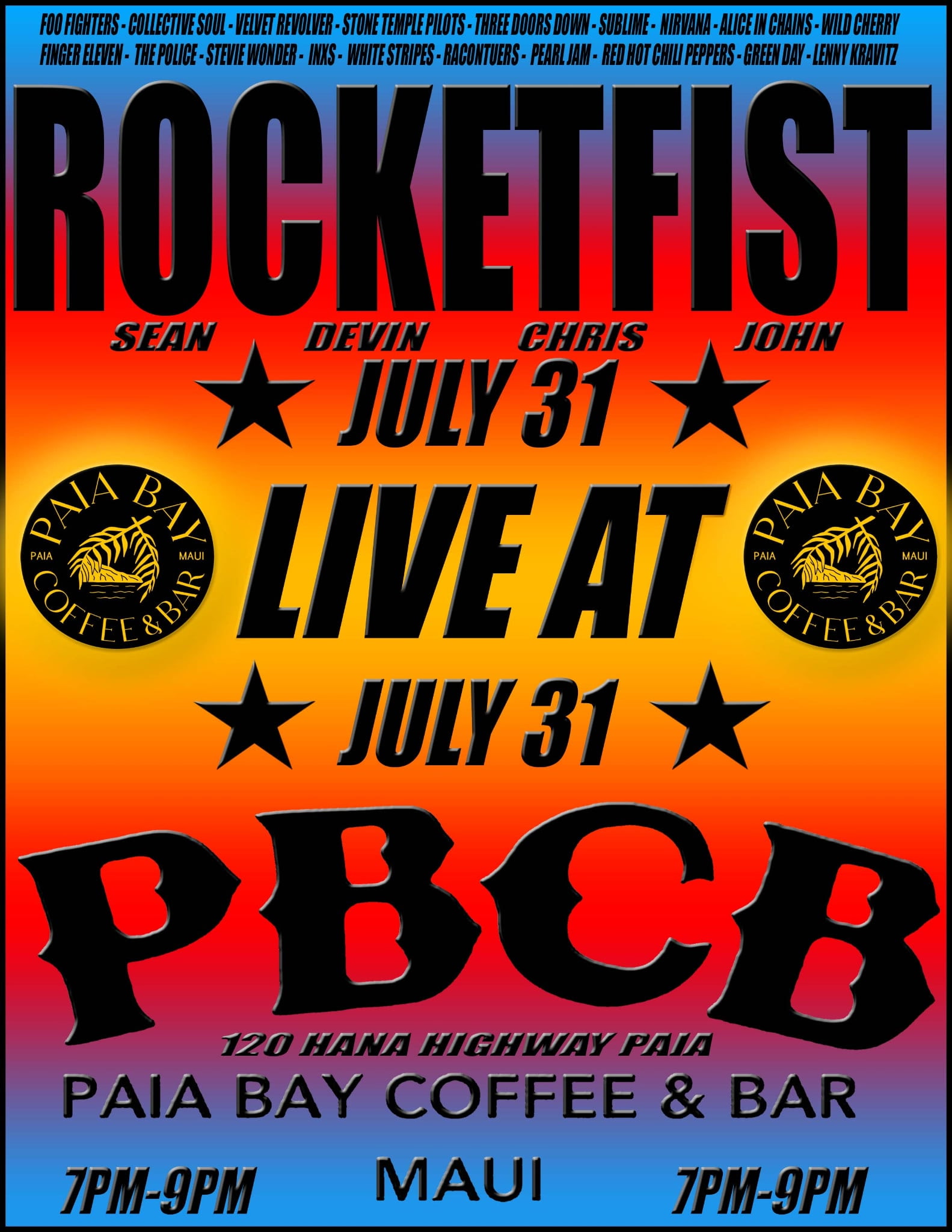 Show at Paia Bay Coffee & Bar